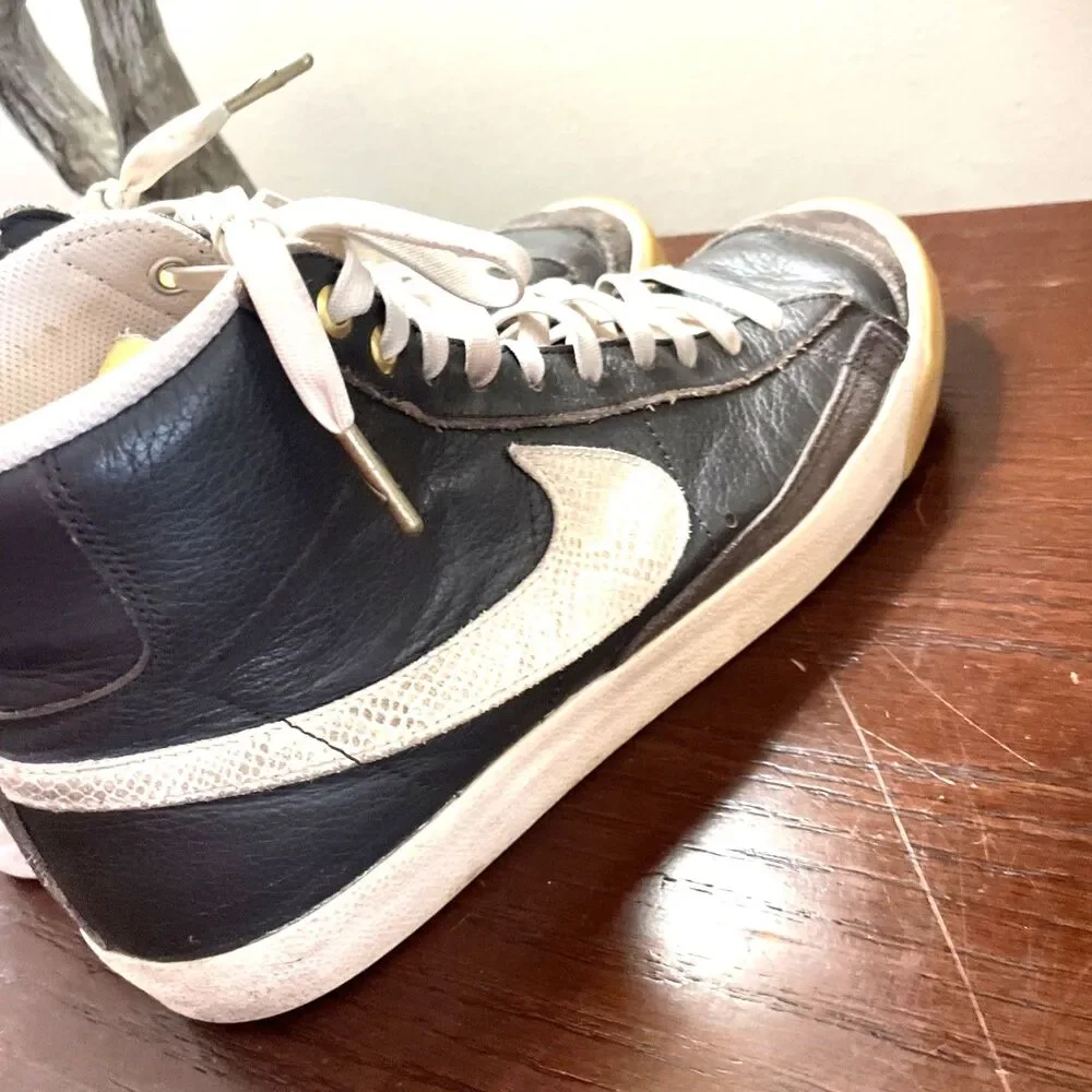 Nike Blazer '77 Mid Leather Lace-Up Men's Velvet Brown Gum DC1706-200 Sz 10